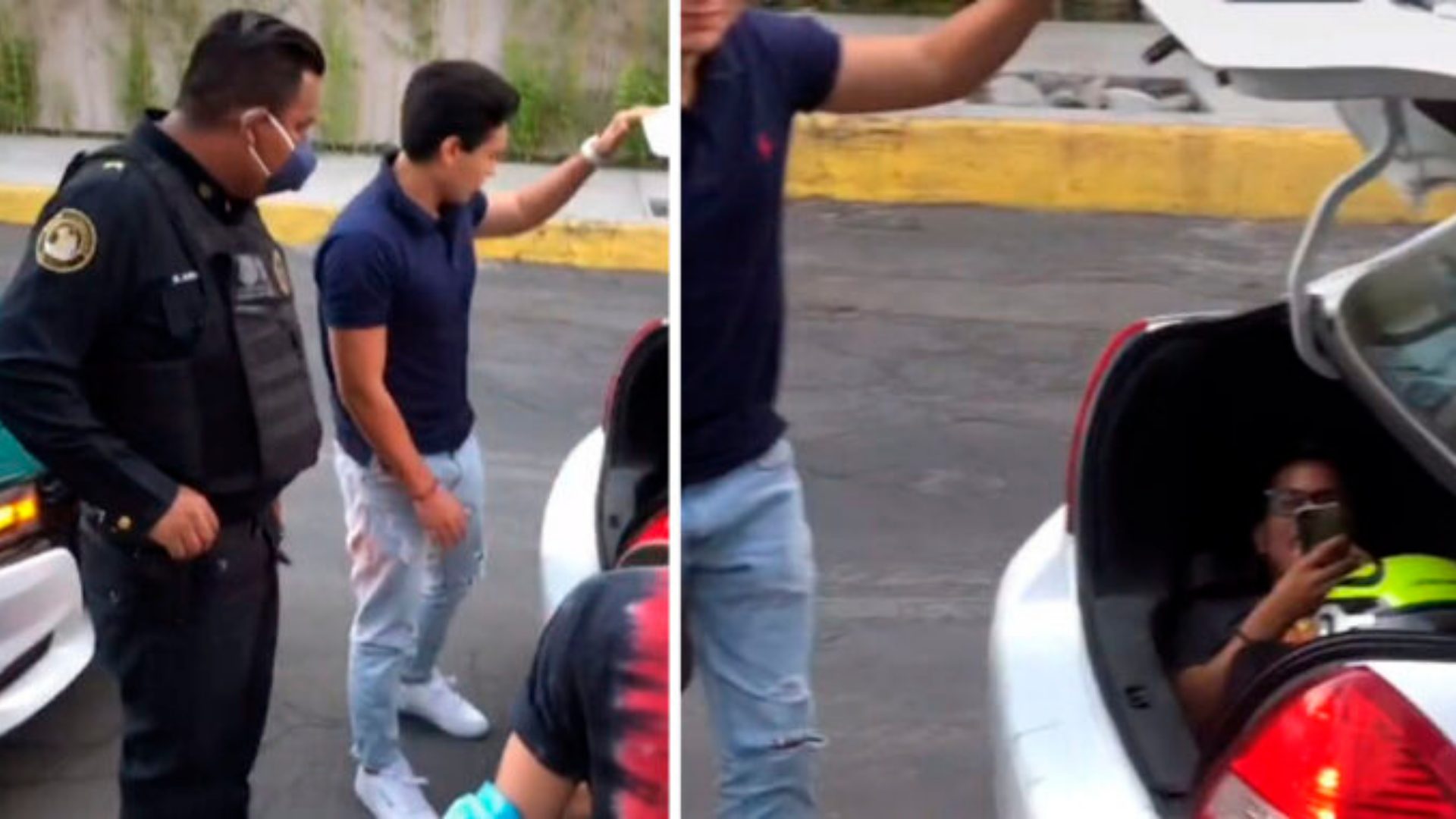 VIDEO: Llevan a su amigo en la cajuela y los detiene la policía - Sabrosita  Digital