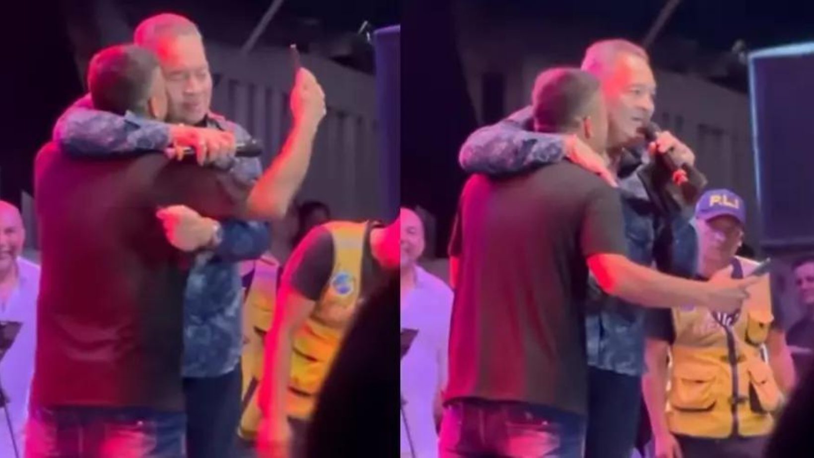 VIDEO: Tito Nieves dejar subir a un fan al escenario a cantar 